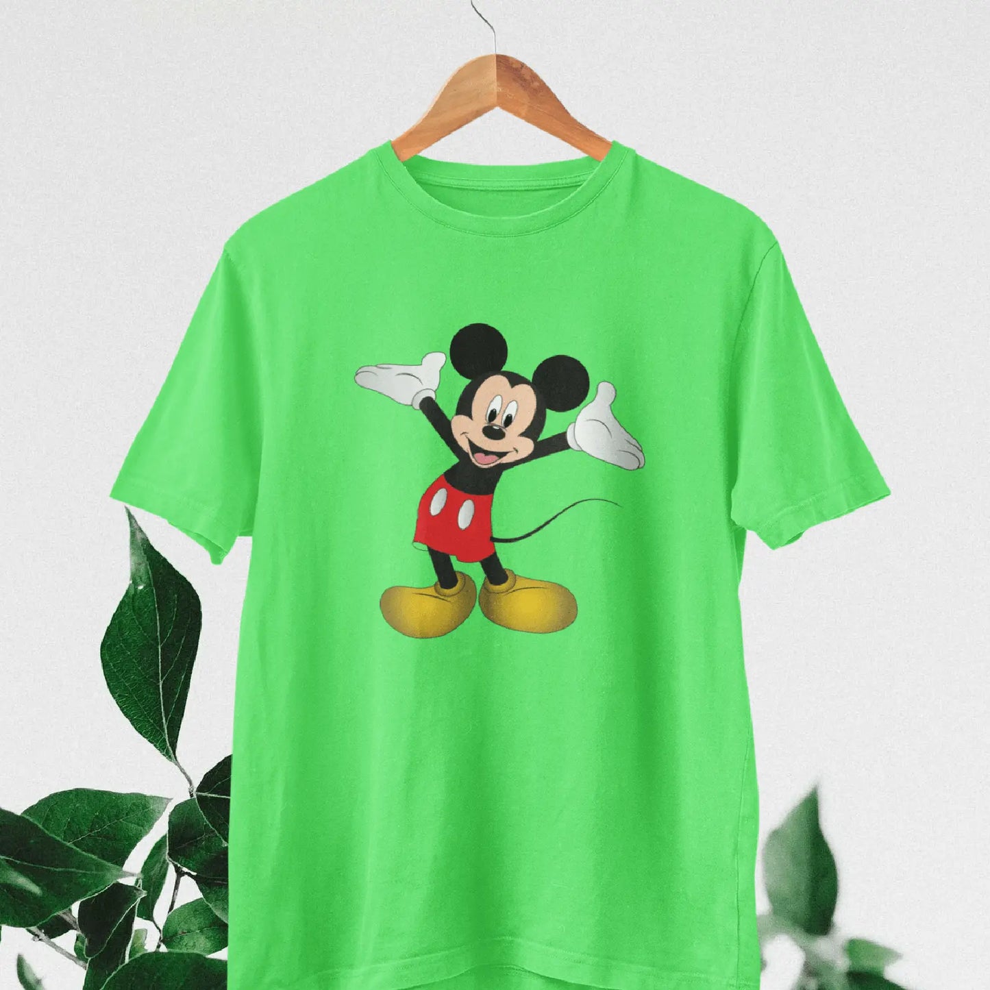 Zelené Tričko Mickey Mouse