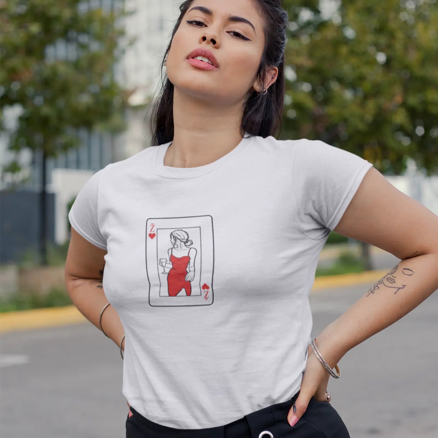 Tričko s kartou Žena Ž